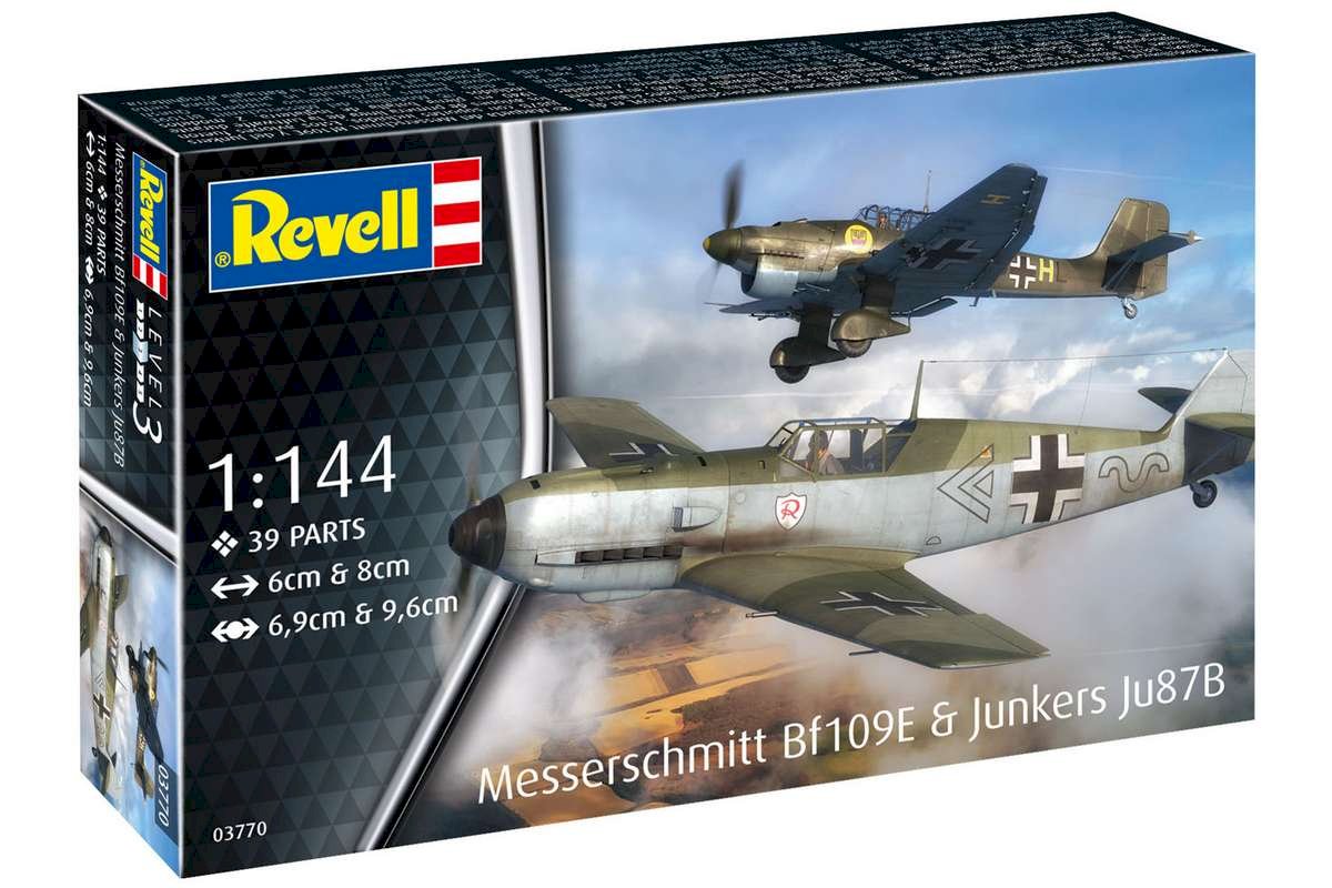 Messerschmitt BF109E & Junkers JU87B Stuka 1/144