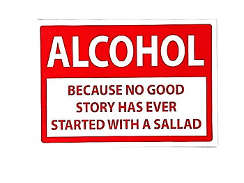 ALKOHOL Fordi ingen god historie noensinne har begynt med en sallad