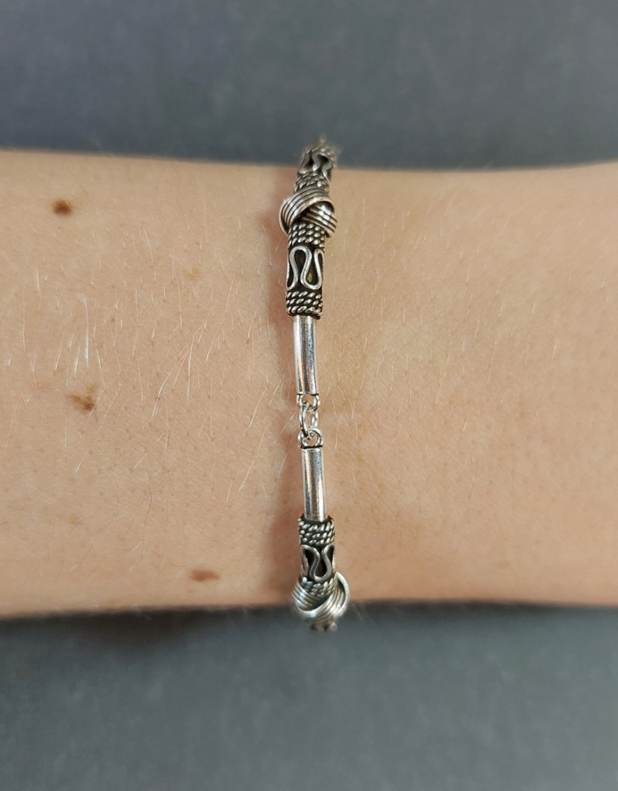 Balinese Silver Armband  - 2