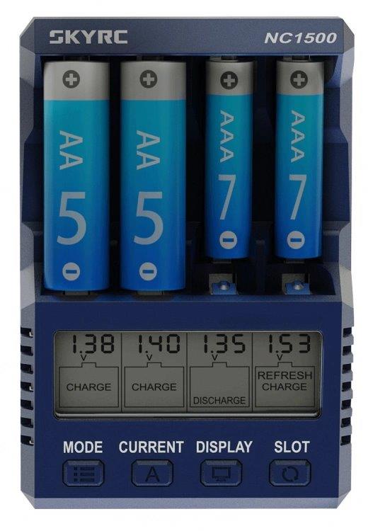 SkyRC NC1500 Laddare AA/AAA NiMH USB - 4