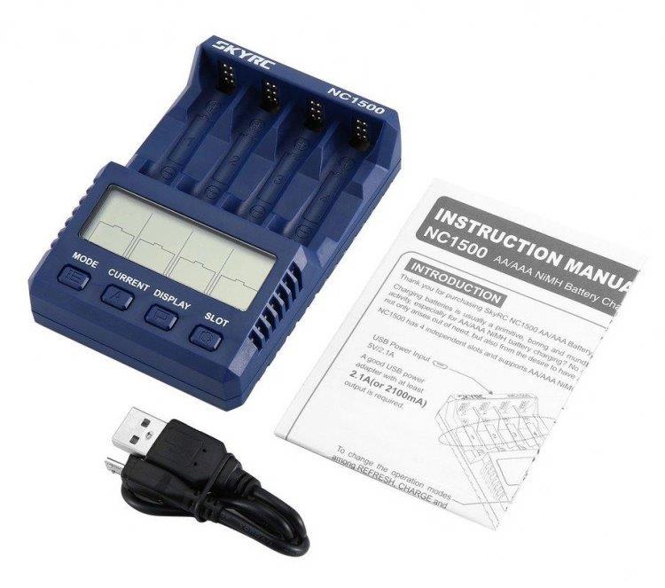 SkyRC NC1500 Laddare AA/AAA NiMH USB - 3