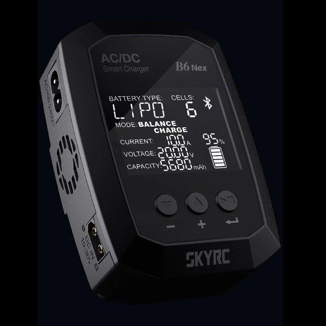 SkyRC B6 Nex Laddare LiPo/LiFe/LiHV 1-6S,NiMH 50W 240AC* - 3