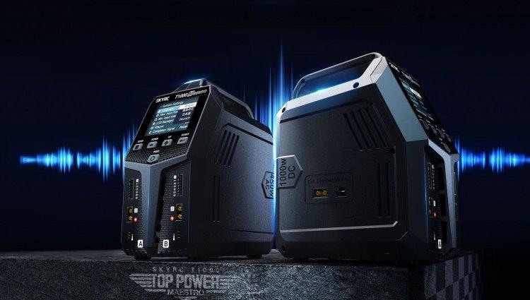 SkyRC T1000 Maestro Laddare AC/DC 2x20A 1000W - 5