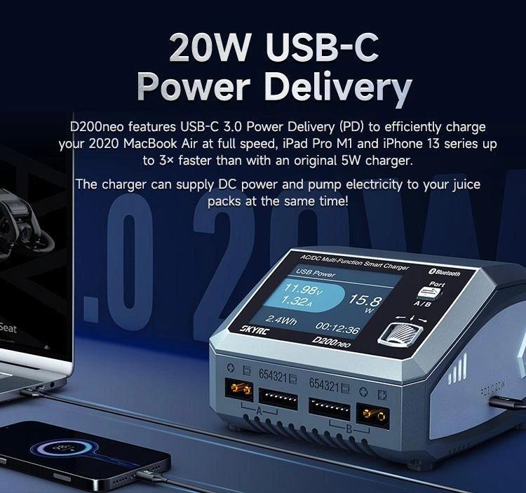 SkyRC D200neo Laddare AC/DC 30-35A 1-6S - 10