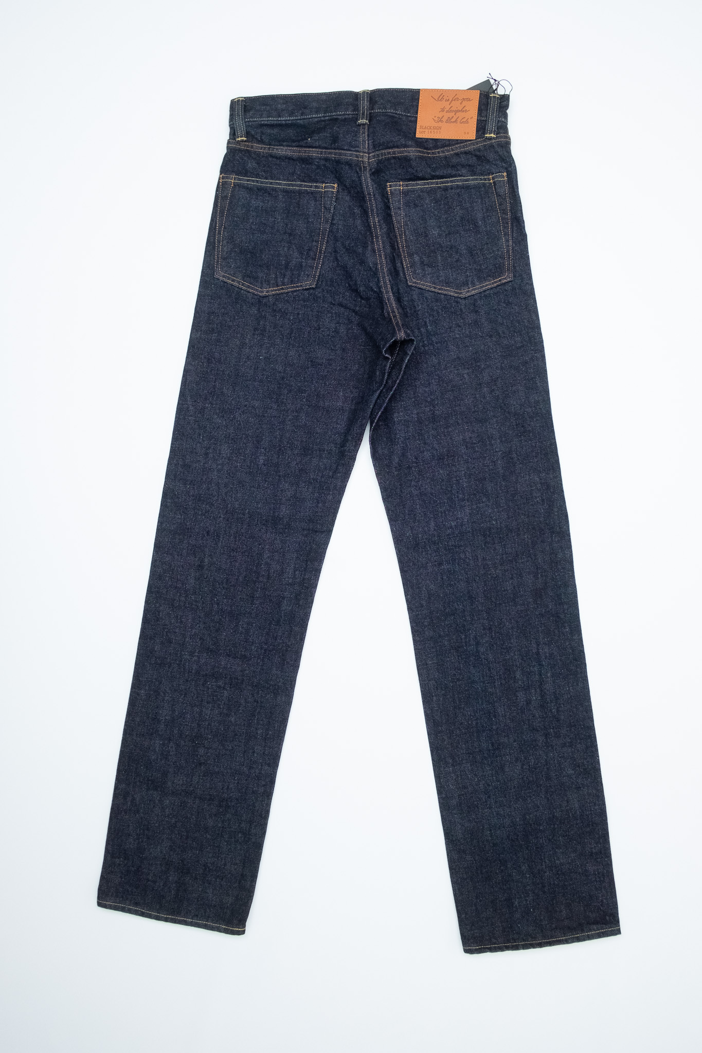 Black Sign - 14 oz BS Denim Standard Pants - 9