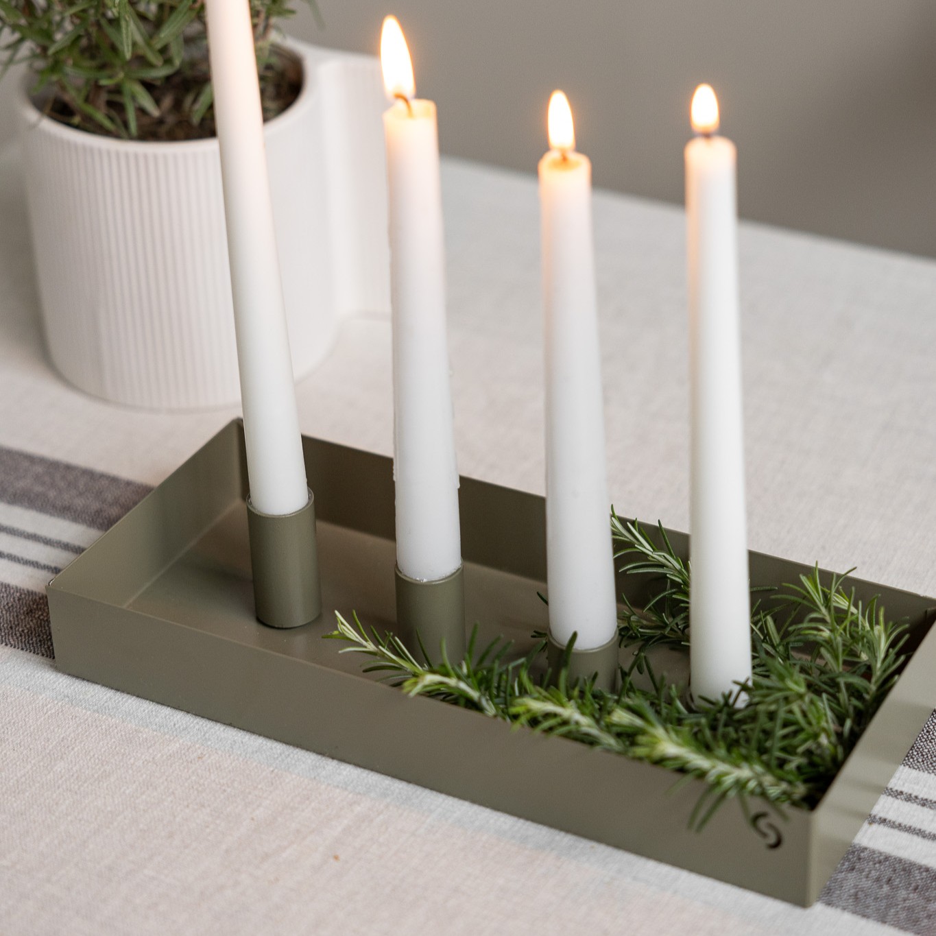 Ljusstake Sund - Grön - 3