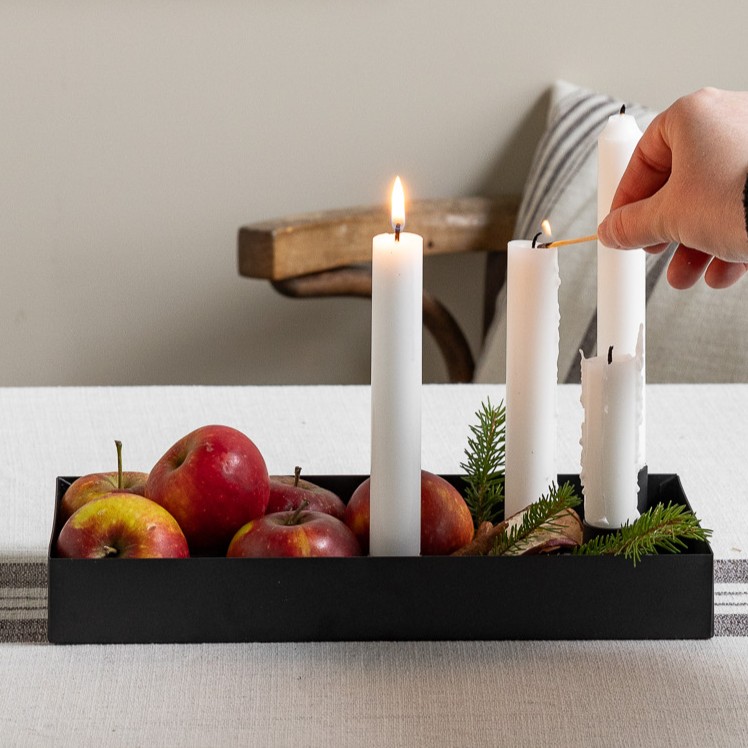 Ljusstake Sund - Svart