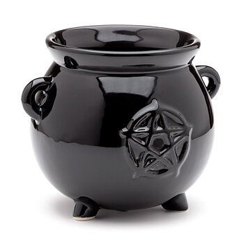 Pentagram Cauldron / Kittel / Kruka i  Keramik