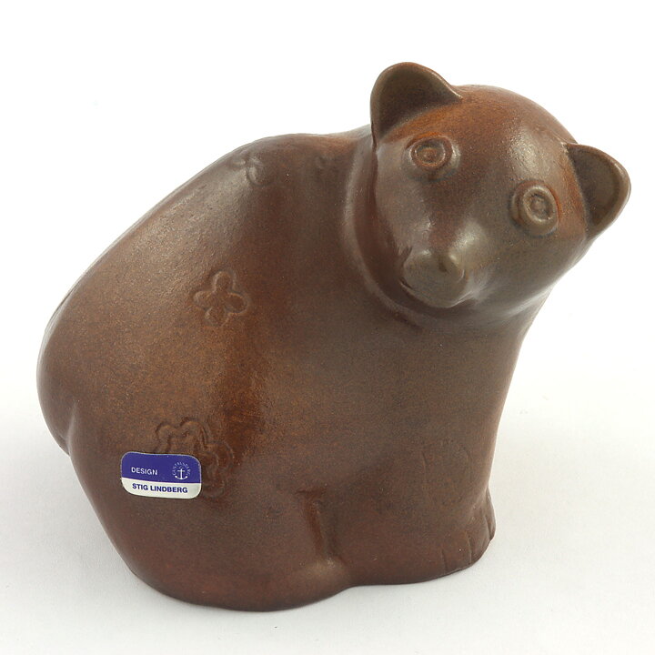Stig Lindberg (Zoo 1940) Brown Modern Bear (2)