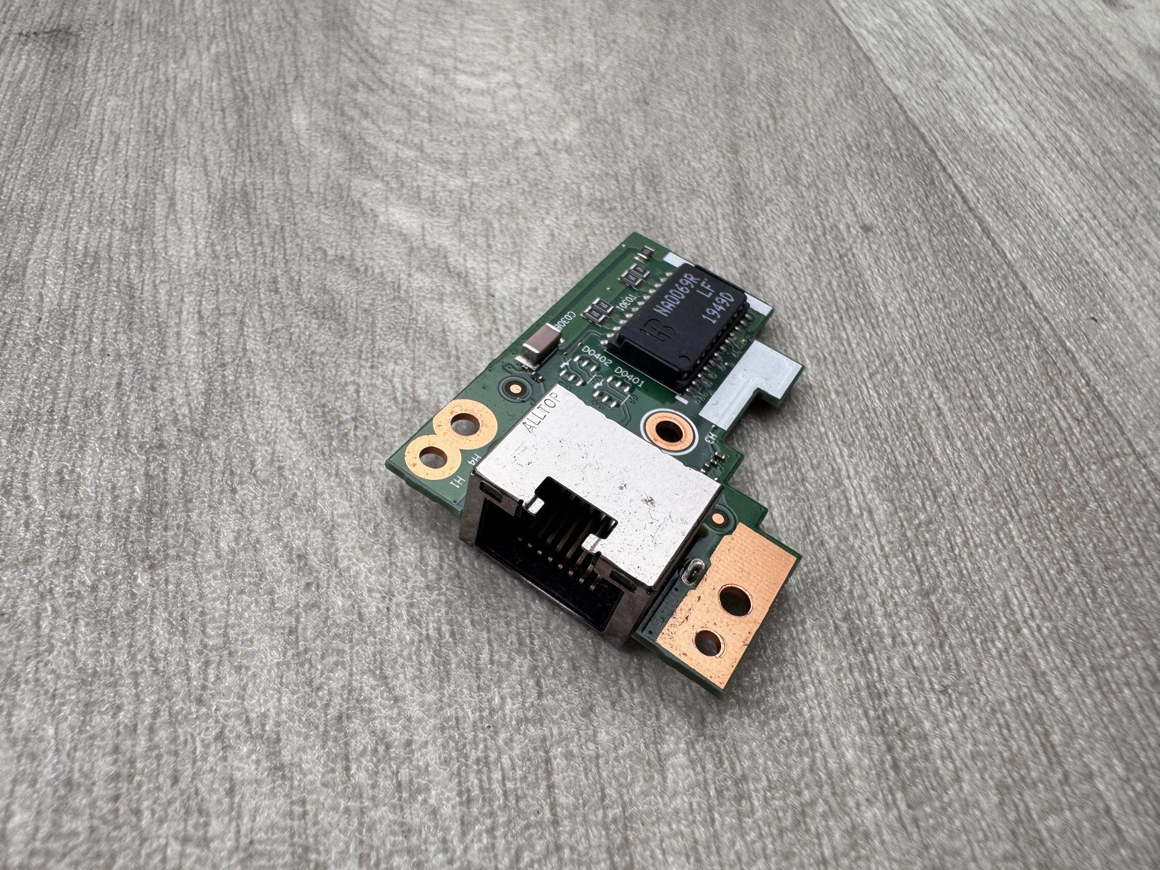 Origina Lenovo Thinkpad RJ45 LAN Ethernet Board för T490 P43S T14 Gen1 P14S Gen1 T14 Gen2 P14s  02HK993 NS-B903