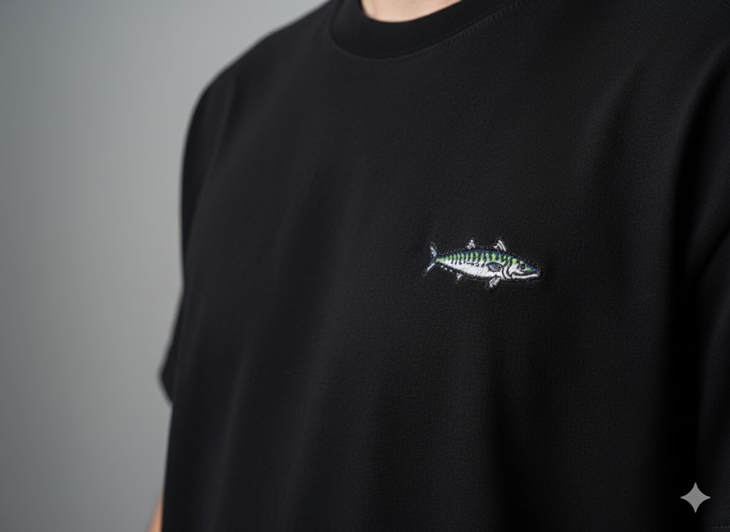 T-shirt, Broderad MINImakrill