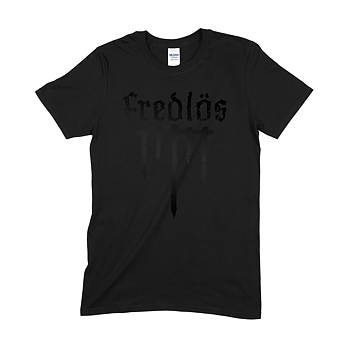 FREDLÖS - T-SHIRT, LOGO (BLACK)