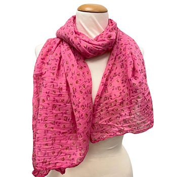Sjal Smårosor Rosa