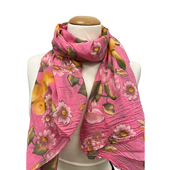 Sjal Citron - Rosa