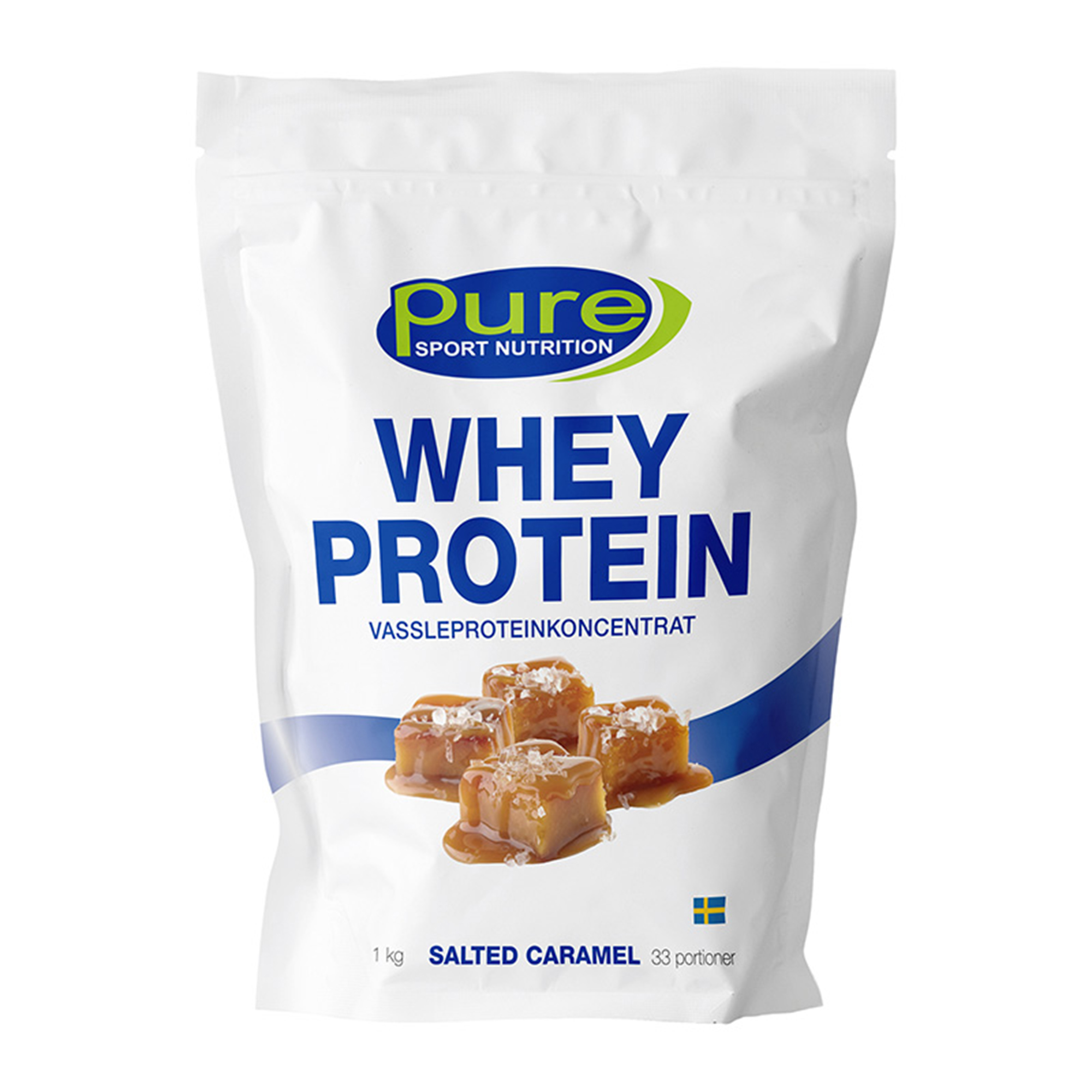 Pure WHEY PROTEIN (1kg) Salted Caramel