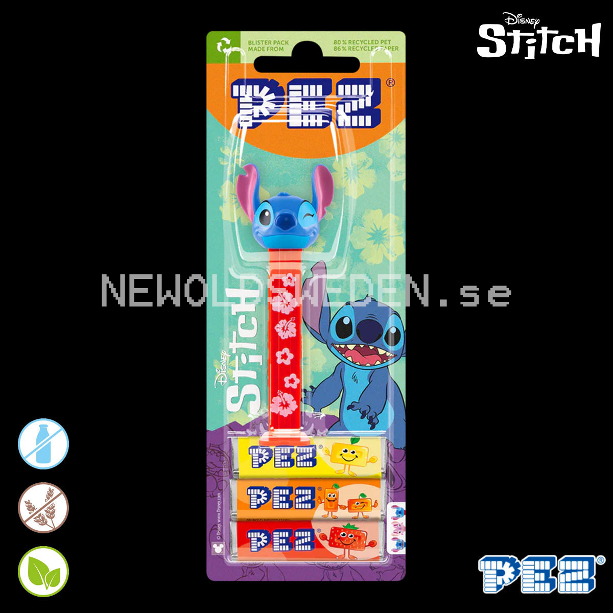 PEZ Dispenser ALOHA + Candy - Disney Stitch - PE22 - 3
