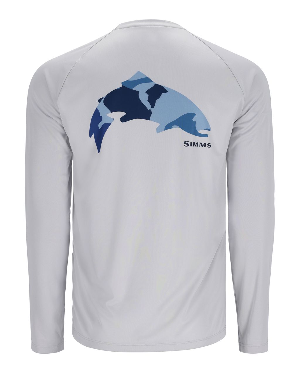 Simms Tech Tee - Artist Series Trout/Sterling XXL - 2