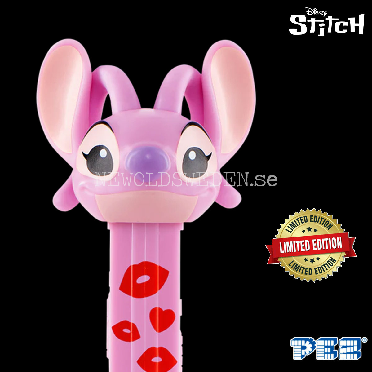 PEZ Dispenser ANGEL VALENTINE'S DAY LIMITED EDITION + Candy - Disney Stitch - PE17 - 2