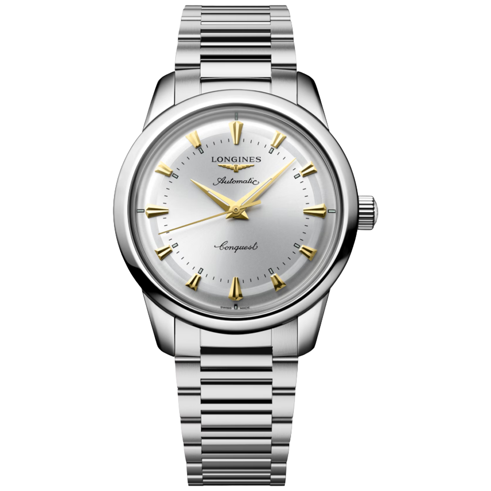 L1.650.4.72.6 Longines Conquest Heritage silver 40
