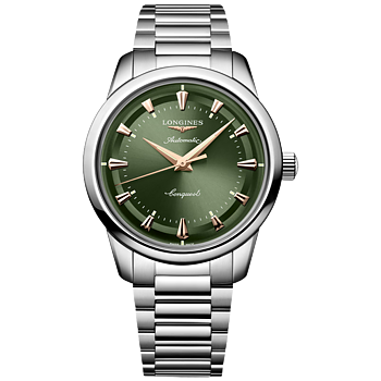 L1.650.4.02.6 Longines Conquest Heritage grön 40