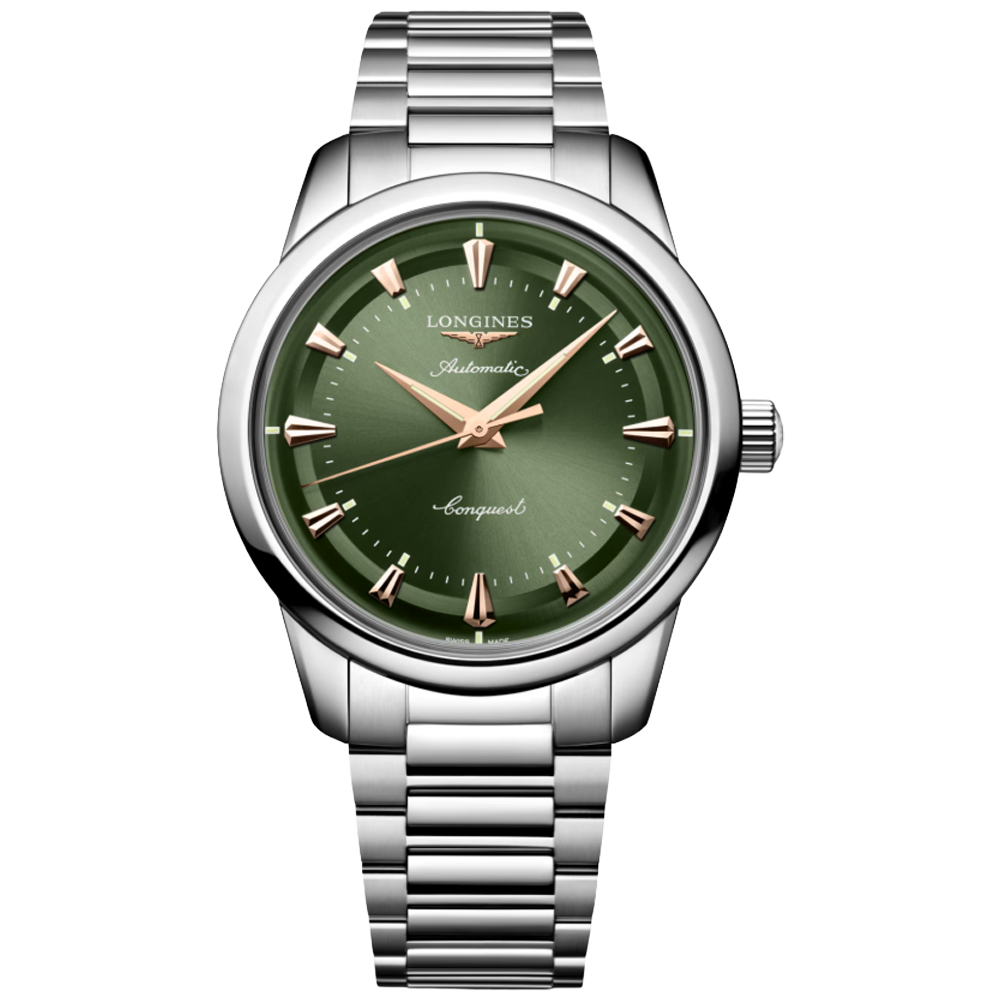L1.649.4.02.6 Longines Conquest Heritage grön 38