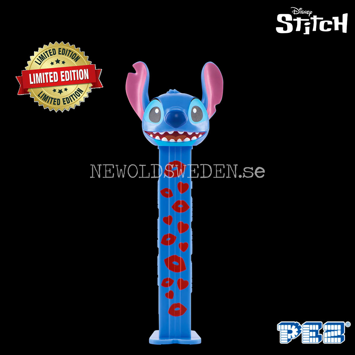 PEZ Dispenser STITCH VALENTINE'S DAY LIMITED EDITION + Candy - Disney Stitch - PE17 - 10