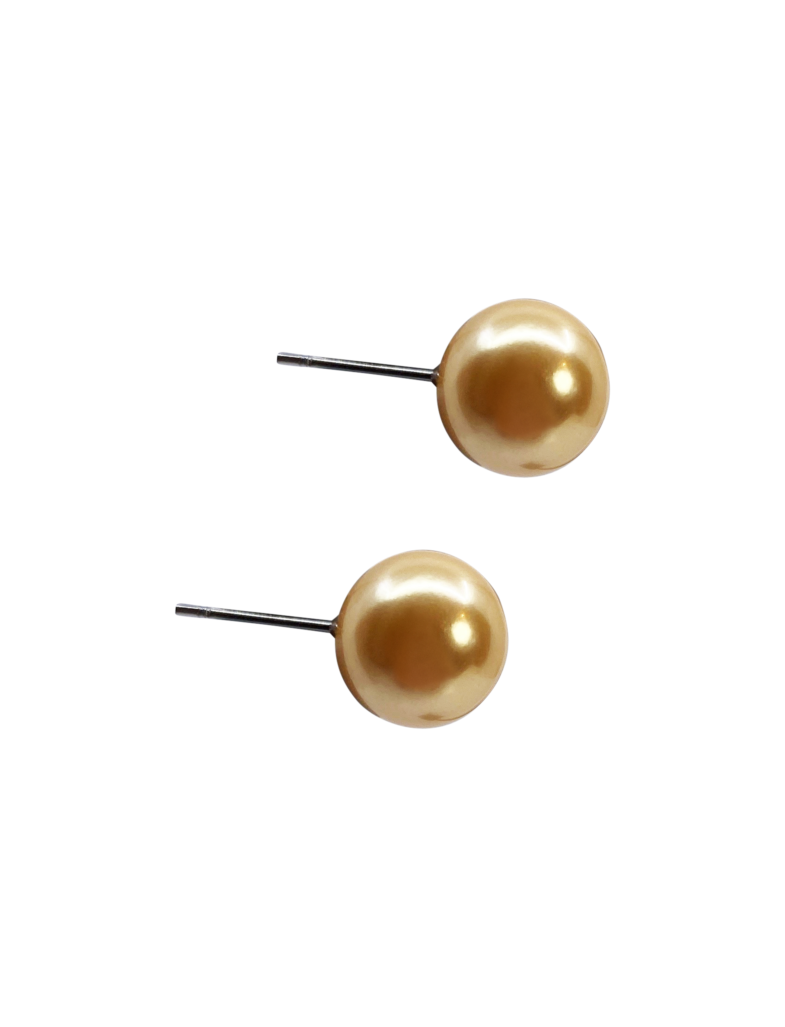 MALOU EAR 10 MM GOLDEN SHELL