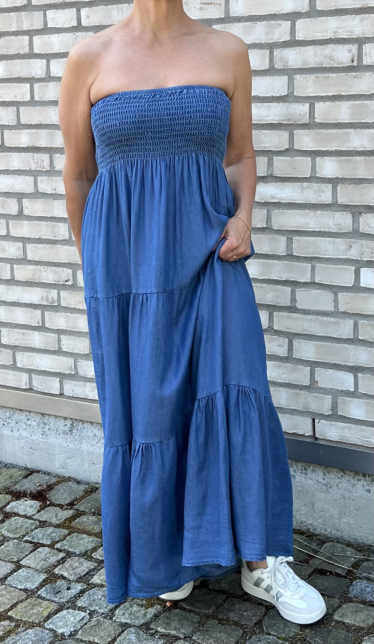 Cosy House Kjol Alice Maxi Jeans Mörk - 5