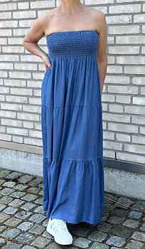 Cosy House Kjol Alice Maxi Jeans Mörk