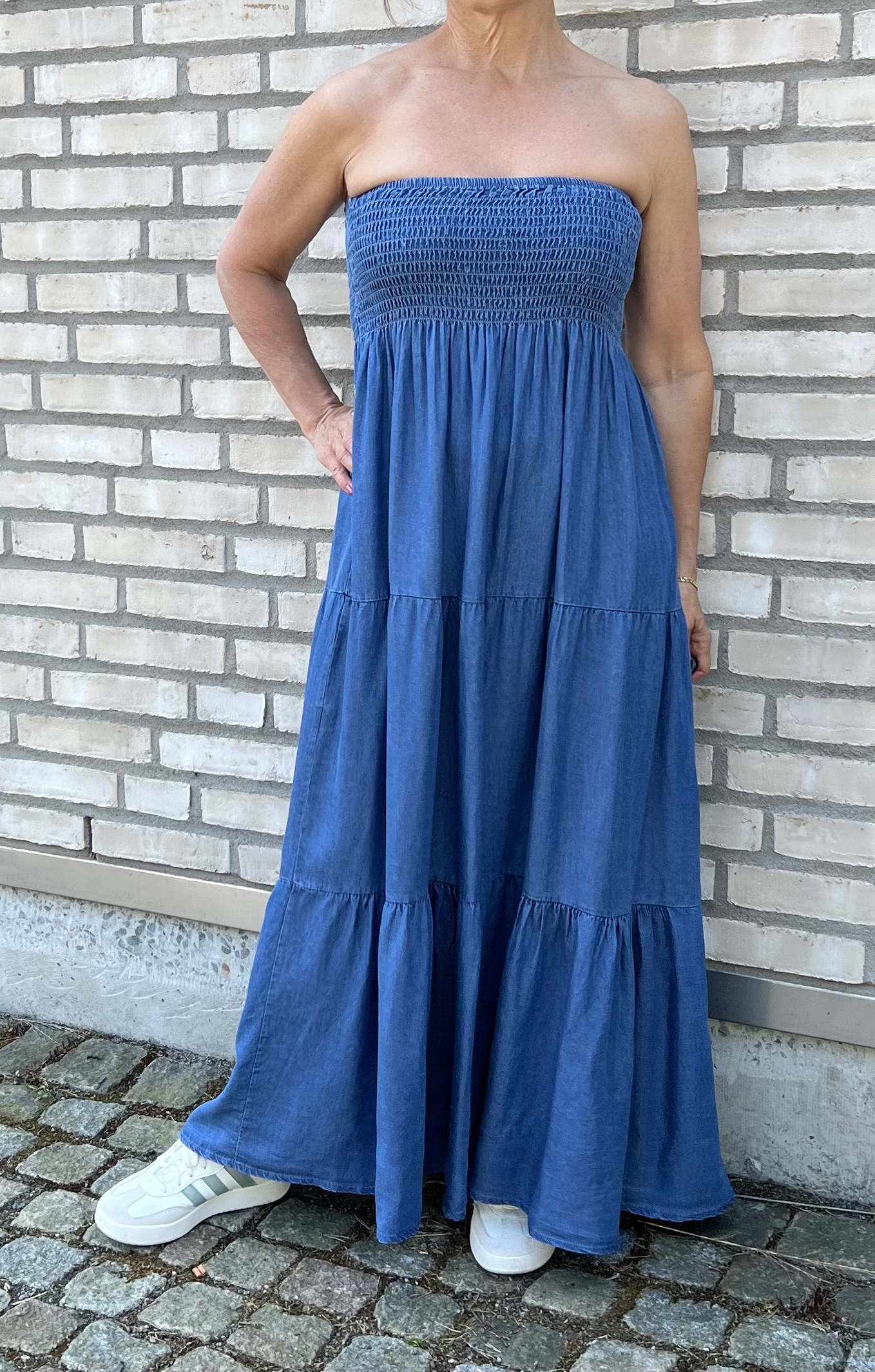 Cosy House Kjol Alice Maxi Jeans Mörk - 3