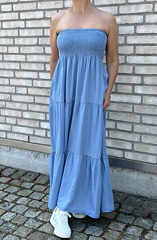 Cosy House Kjol Alice Maxi Jeans Ljus