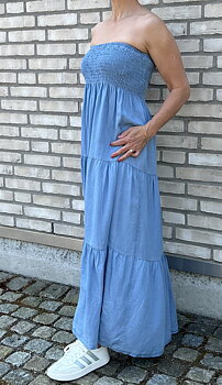 Cosy House Kjol Alice Maxi Jeans Ljus