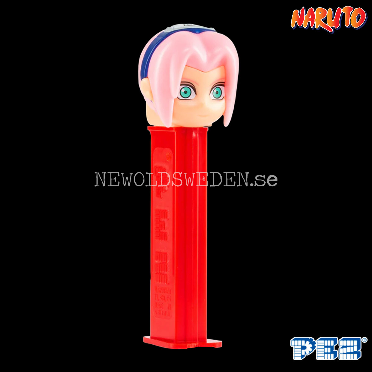 PEZ Dispenser SAKURA + Candy - Naruto - PE30