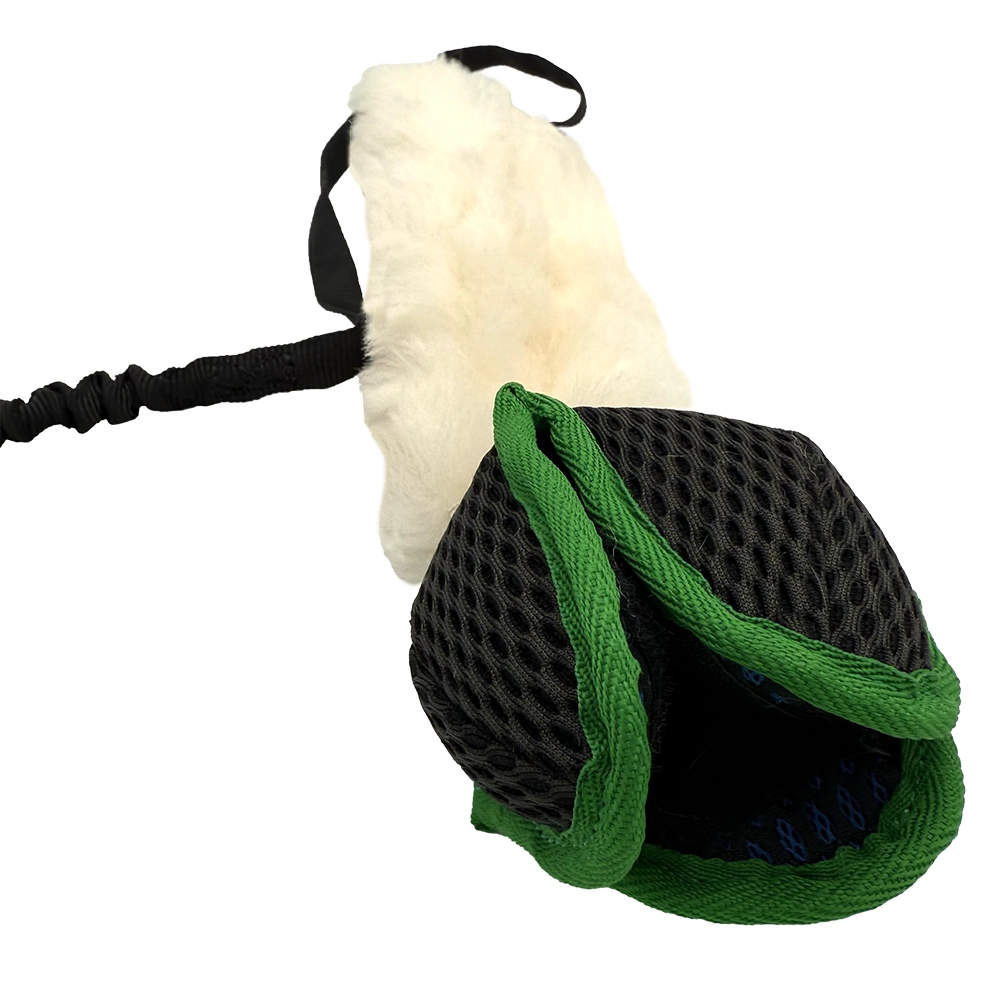 PawsPocket lotus ball with sheep fur and a long handle - 5