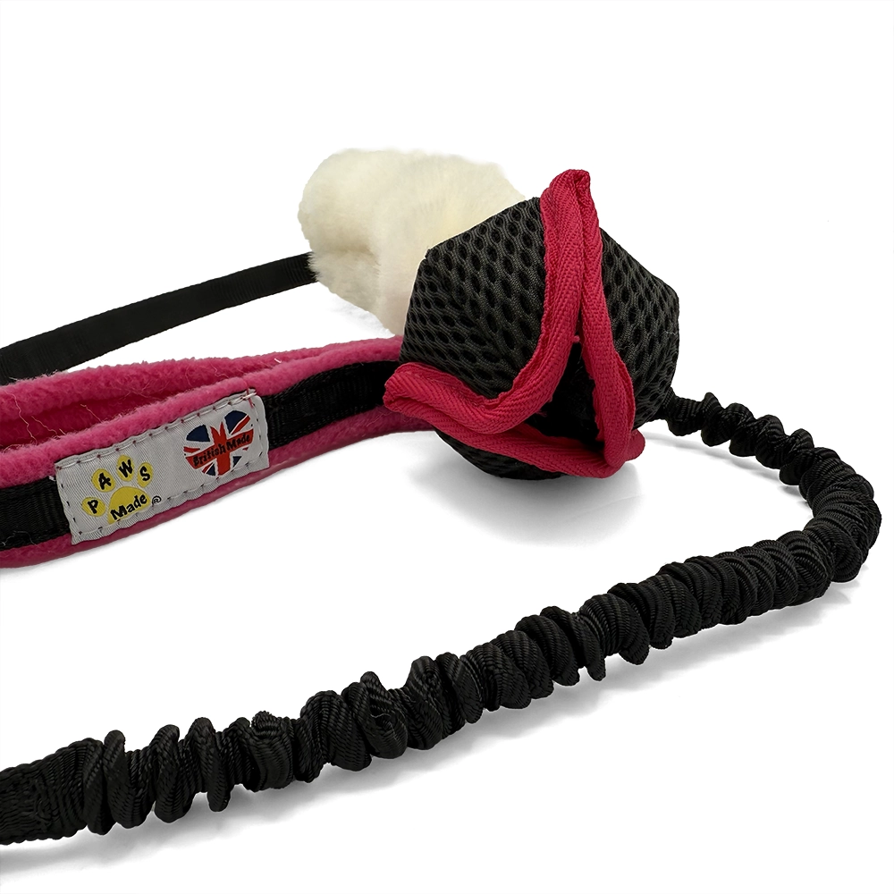 PawsPocket lotus ball with sheep fur and a long handle - 3