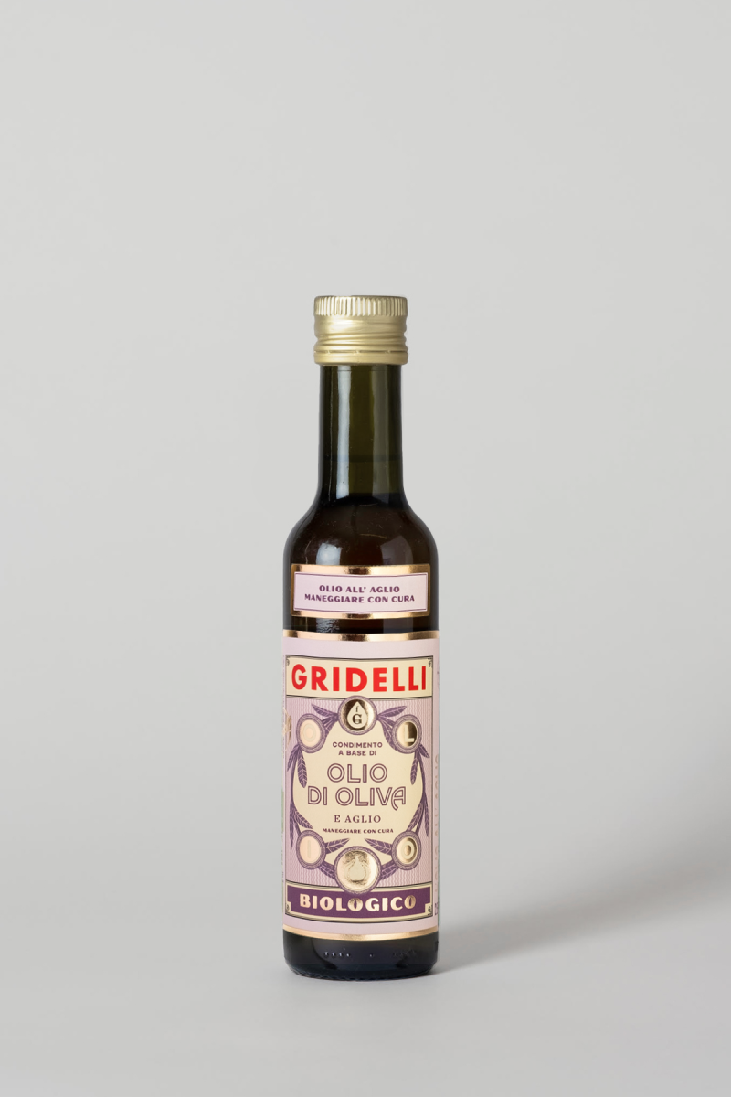 Gridelli smaksatt olivolja aglio 