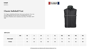 Classic Softshell Vest Herr/Dam