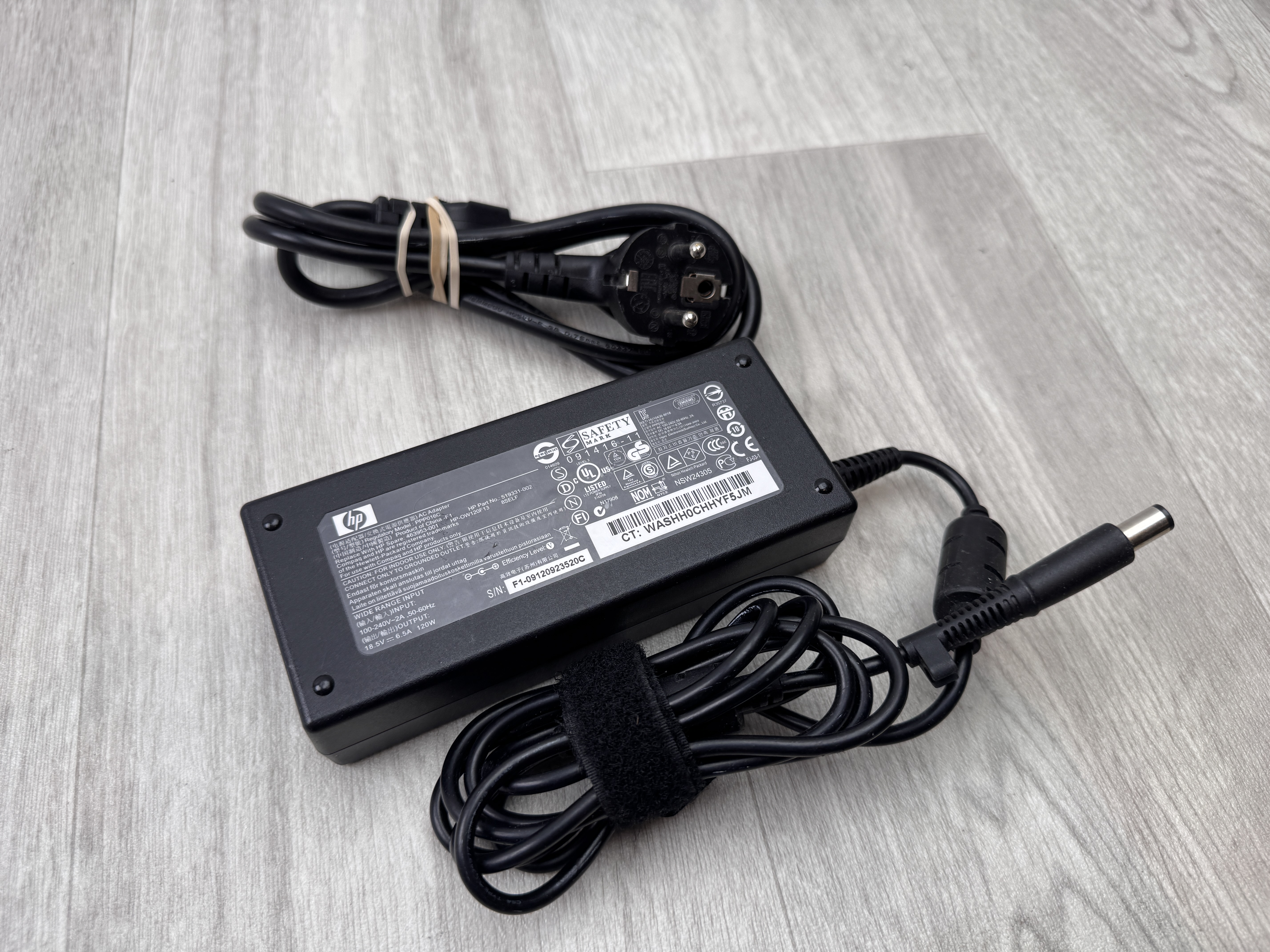 Original HP 120W AC Adapter / Laddare 19V 6.5A PPP016C (VMB*)