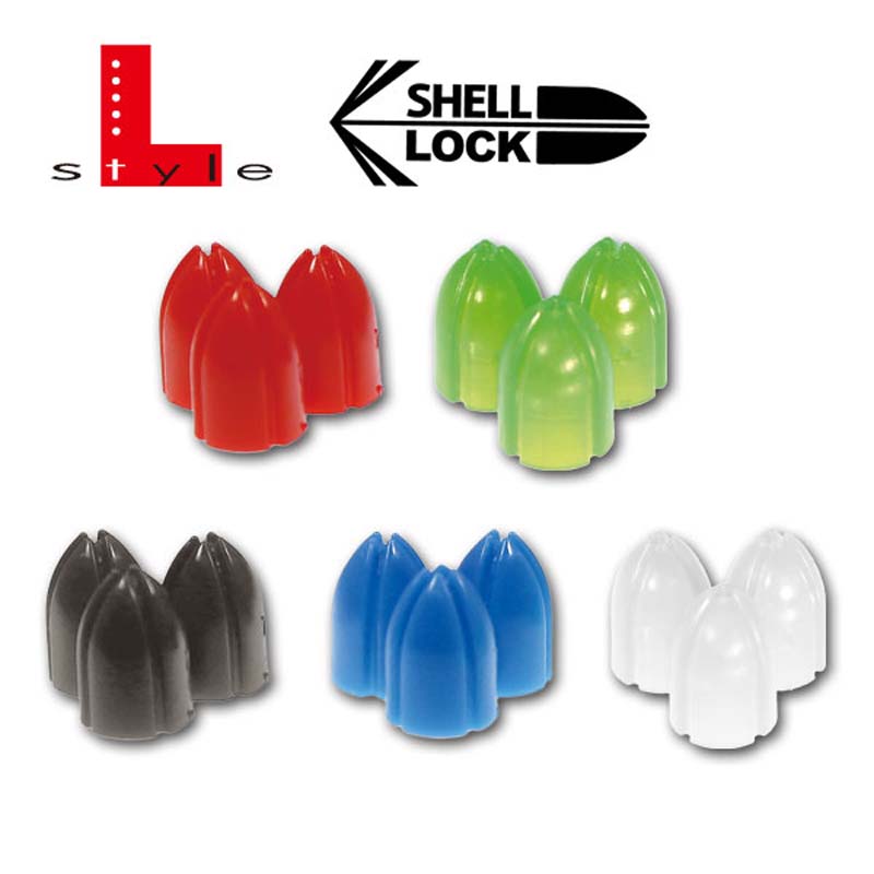 L-Style Shell Lock Ring Röda - 3