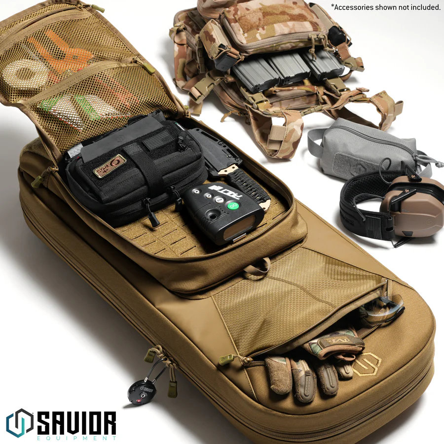Savior Equipment Specialist Covert 38" Single Rifle Case - FDE 3