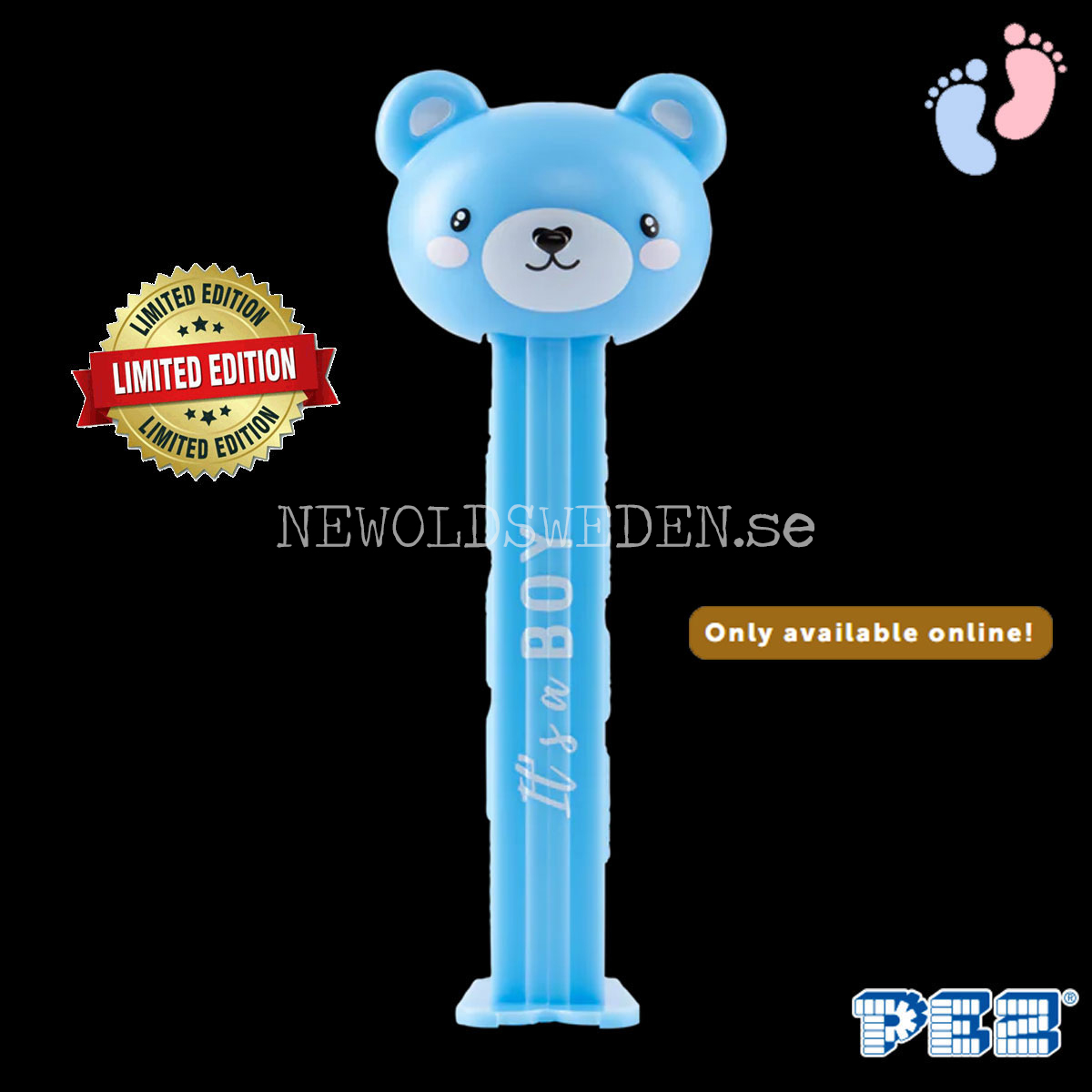 PEZ Dispenser IT'S A BOY - LIMITED EDITION + Candy - Hello little one - PE25 - 5