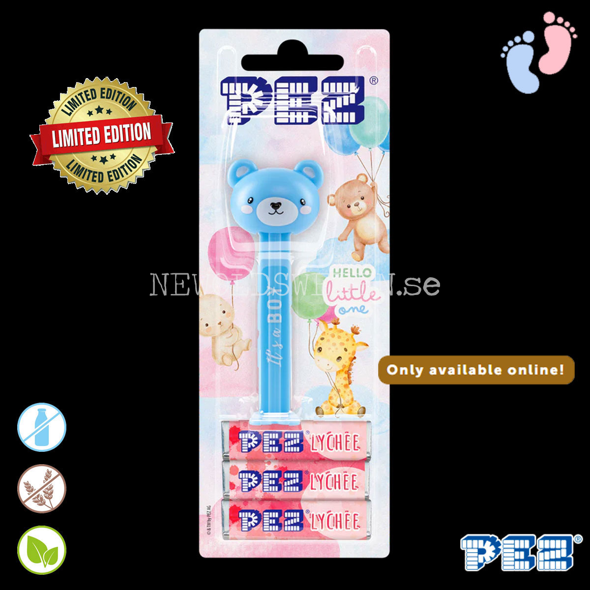 PEZ Dispenser IT'S A BOY - LIMITED EDITION + Candy - Hello little one - PE25 - 3