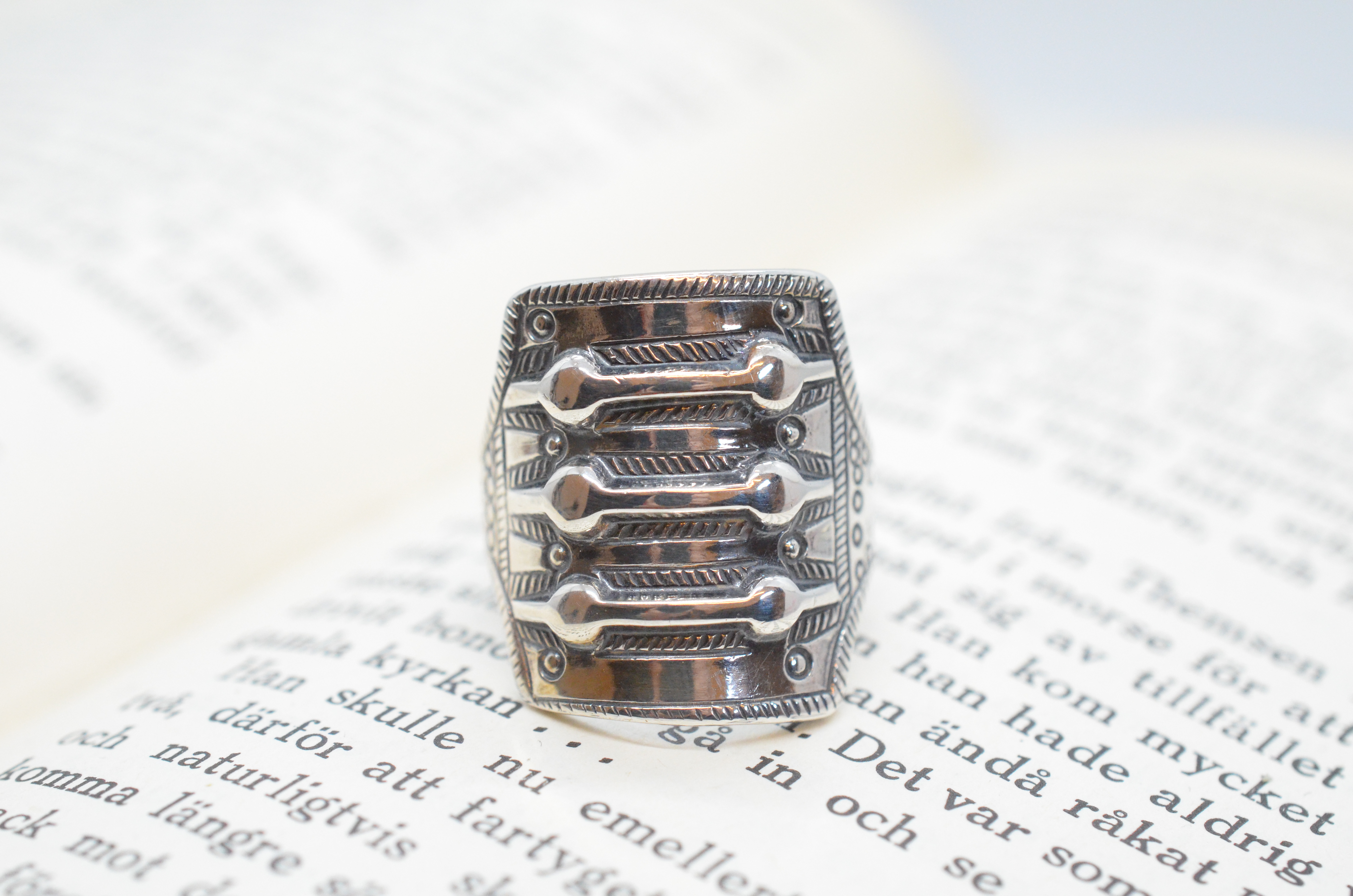 Vintage David Andersen "Saga" silver ring