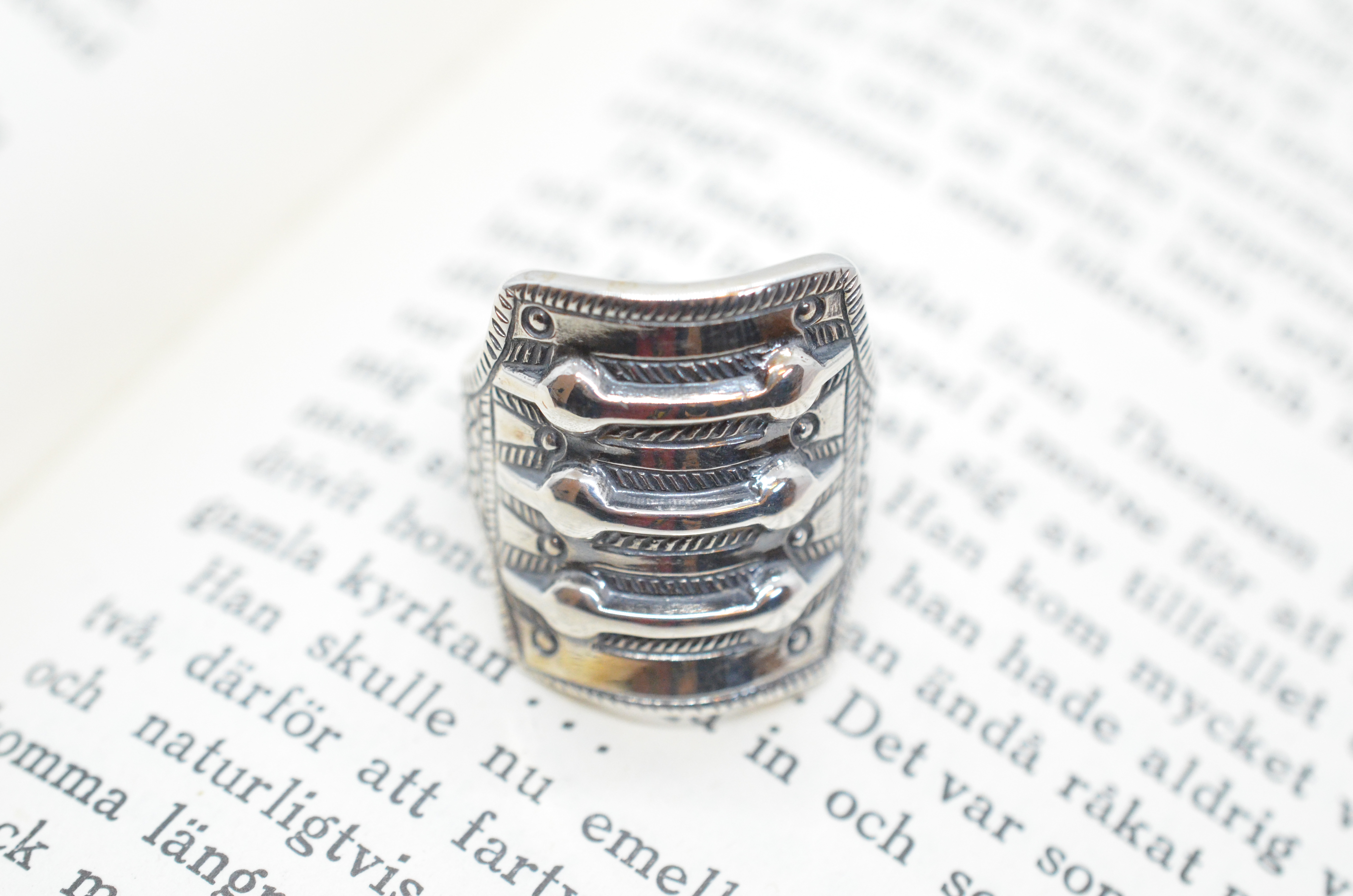 Vintage David Andersen "Saga" silver ring - 2