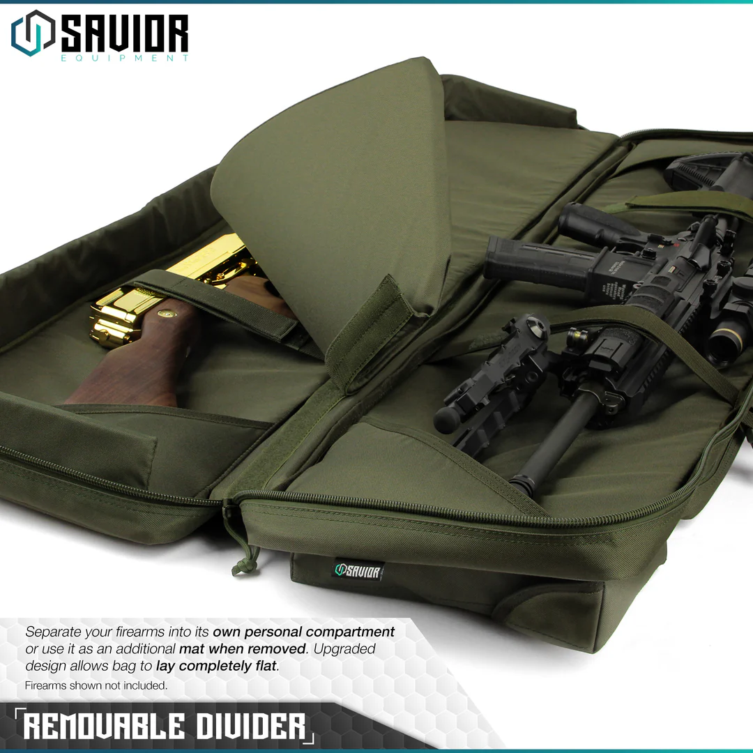 Savior Equipment Urban Warfare 46 Double Rifle Case - OD Green 3