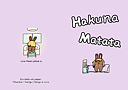 Livia's Planet Greeting Card - Hakuna Matata