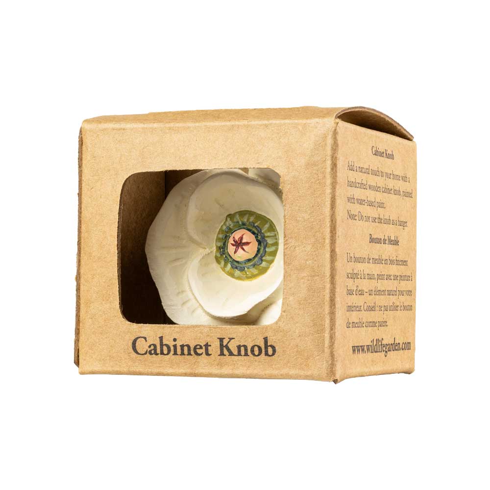 Möbelknopf – Weißer Mohn - 6