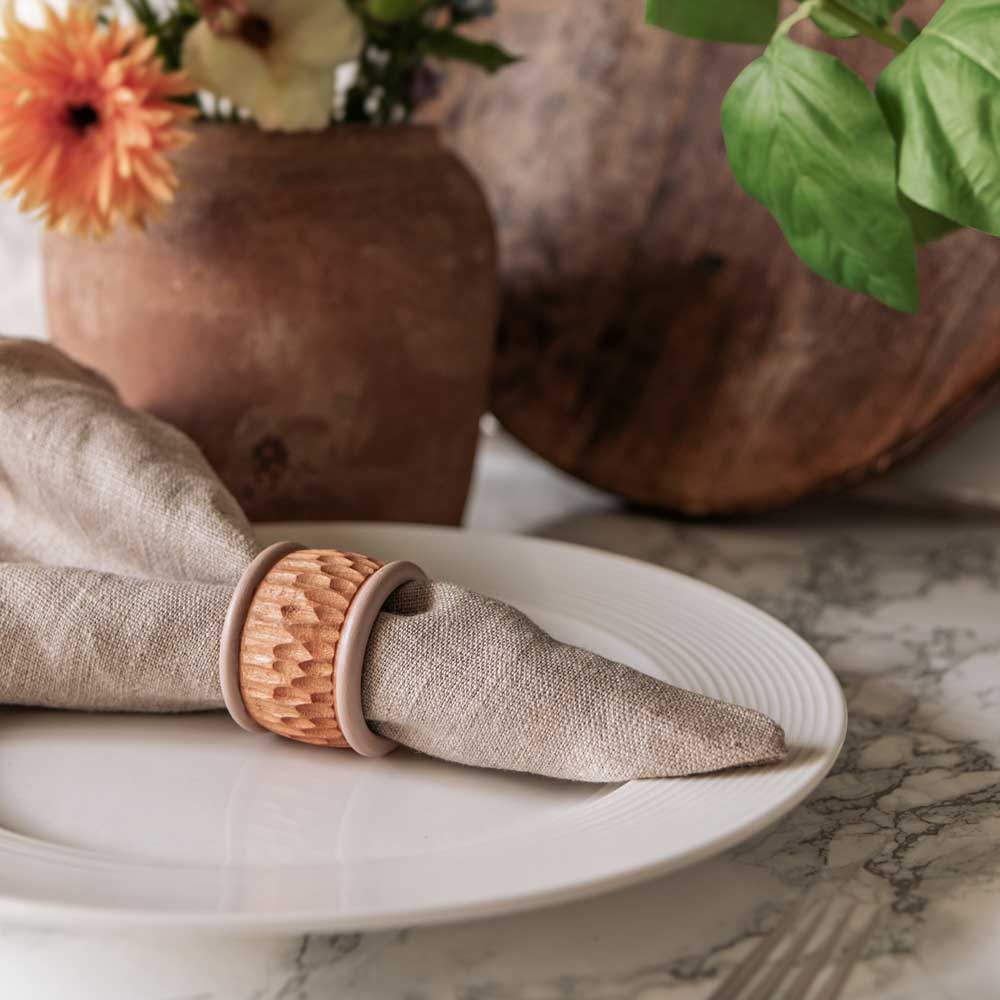 Rond de serviette Onde  – Malva - 4