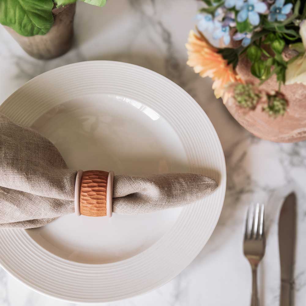 Rond de serviette Onde  – Malva