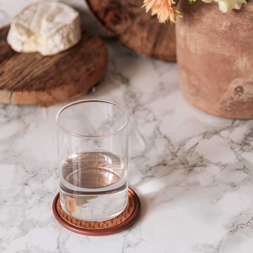 Sous-verre Onde – Noisette